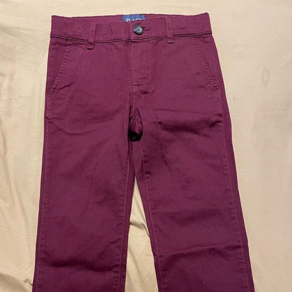 ♥️ The children’s place uniform stretch chino pant sz 5 w/ adj waist & pockets♥️ - Picture 1 of 5